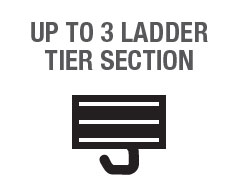 Up To 3 Ladder Tier Section